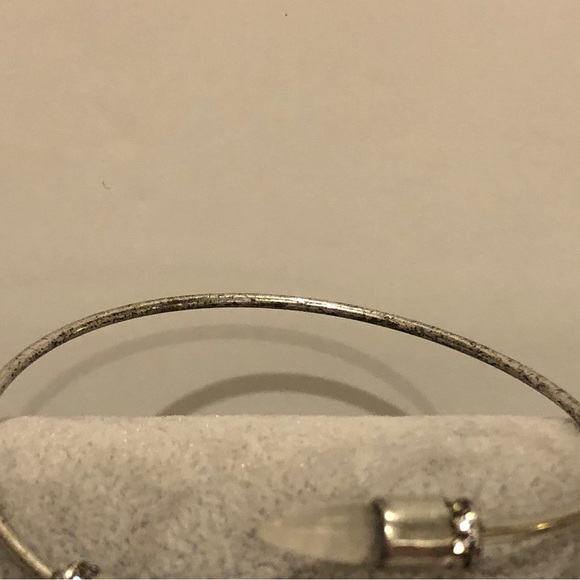 New* in Box Jade & Jasper Bracelet- silver tone with clear crystal ends - Picture 11 of 13